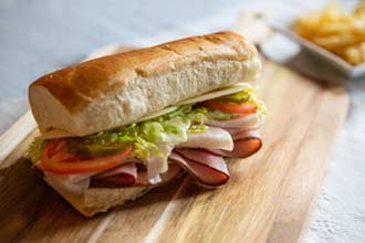 Turkey and Ham Cold Sub